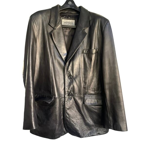 Vintage Mens Wilsons Pelle Studio Leather Jacket - Picture 1 of 4
